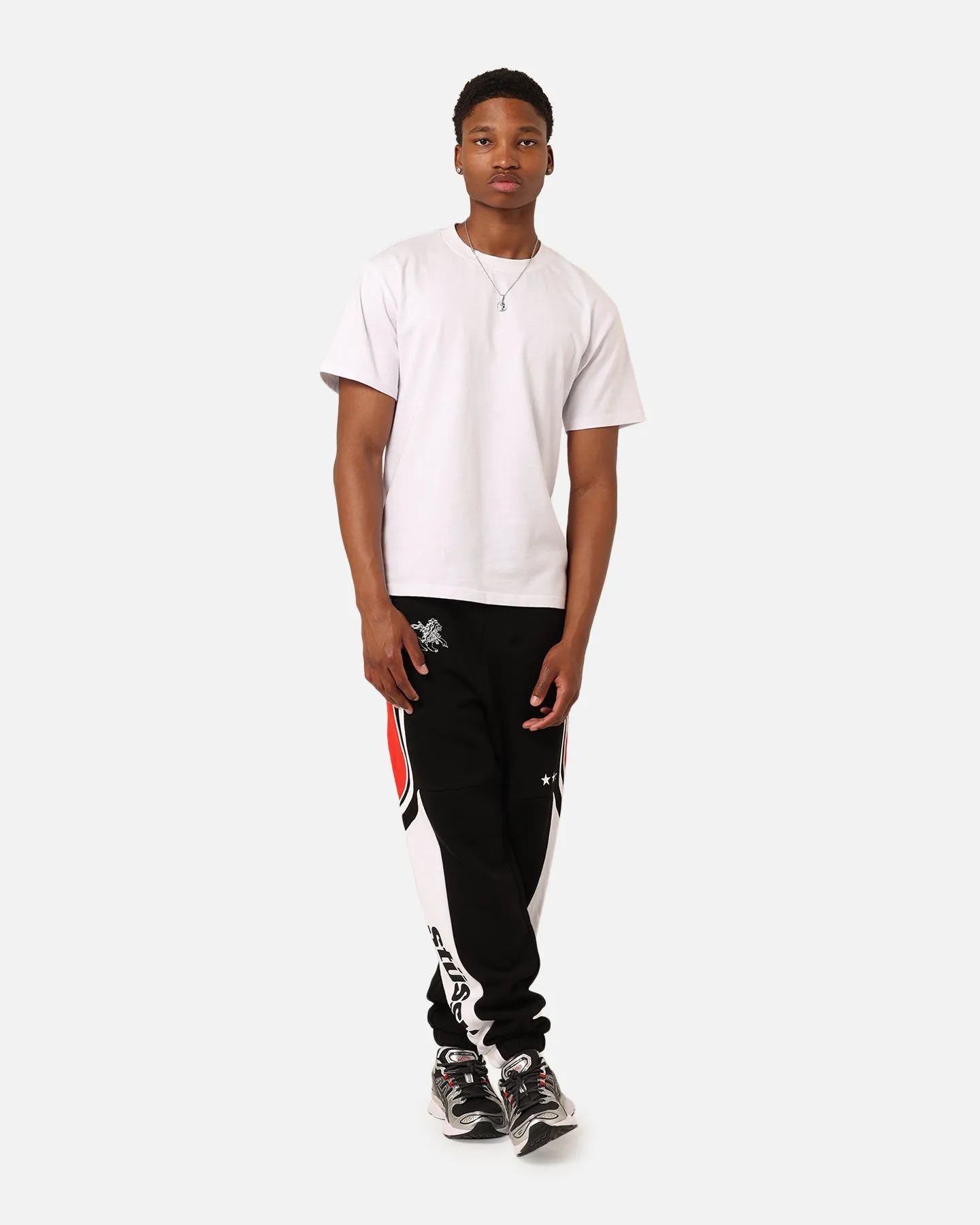 Stussy Football Panelled Track Pants Black