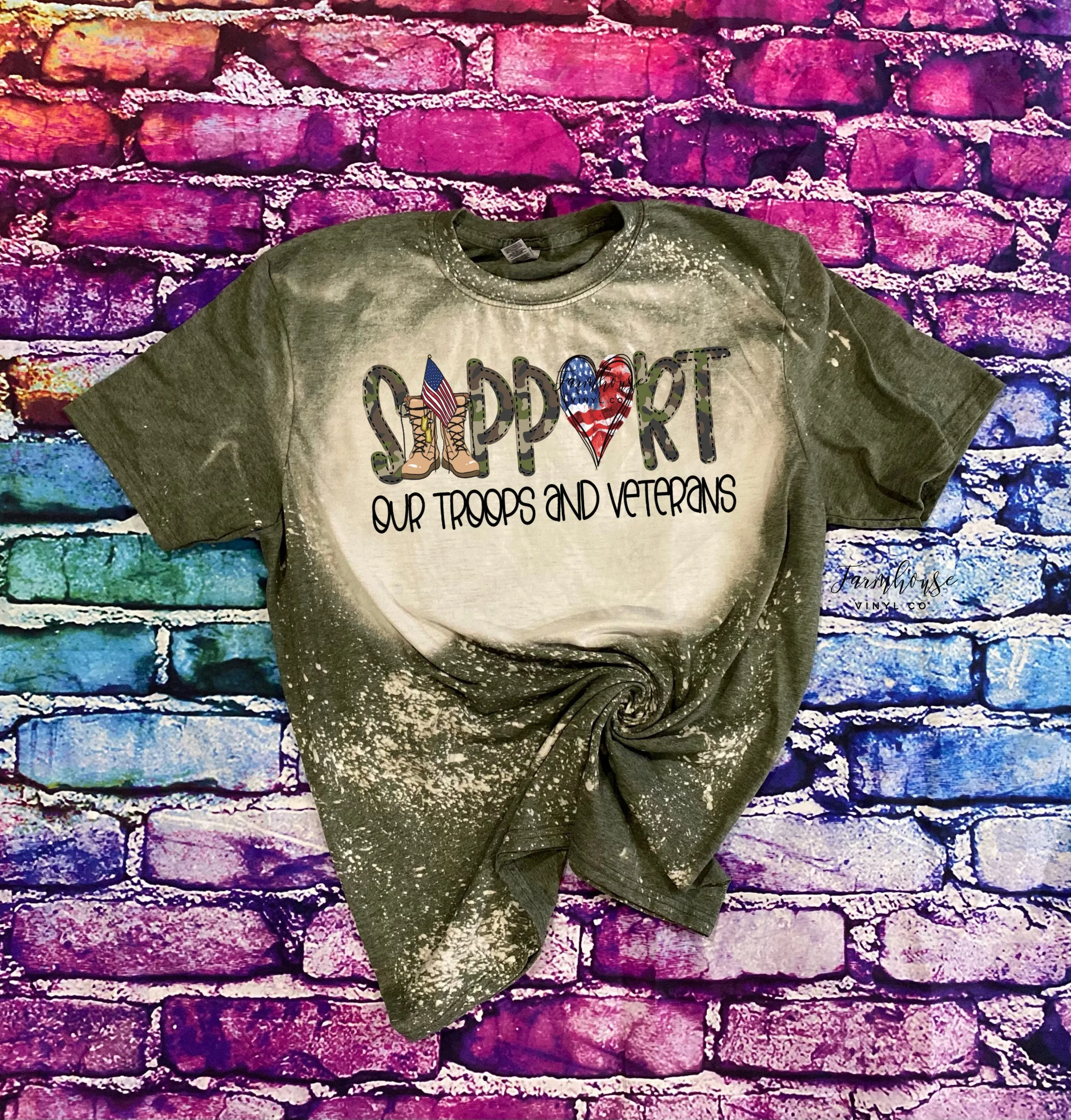 Support Our Troops Military Shirt