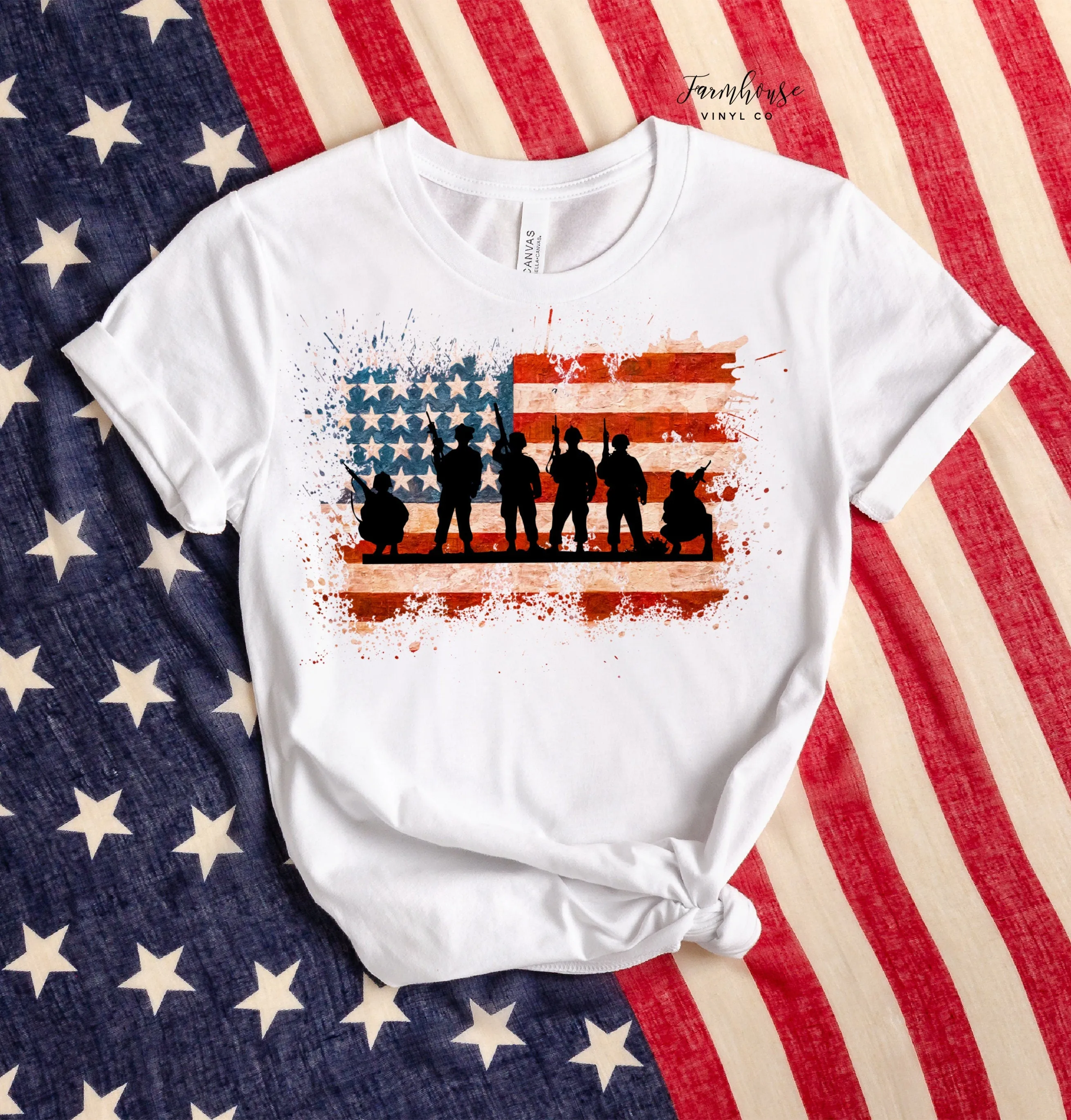 Support Our Troops Military Shirt