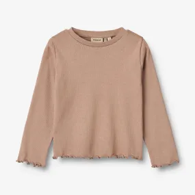 T-Shirt L/S Else - nougat rose