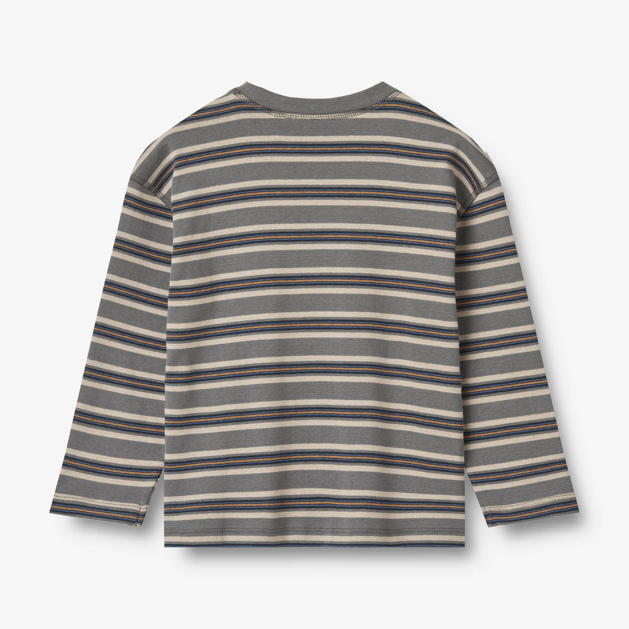 T-Shirt L/S Hans - stormy blue stripe