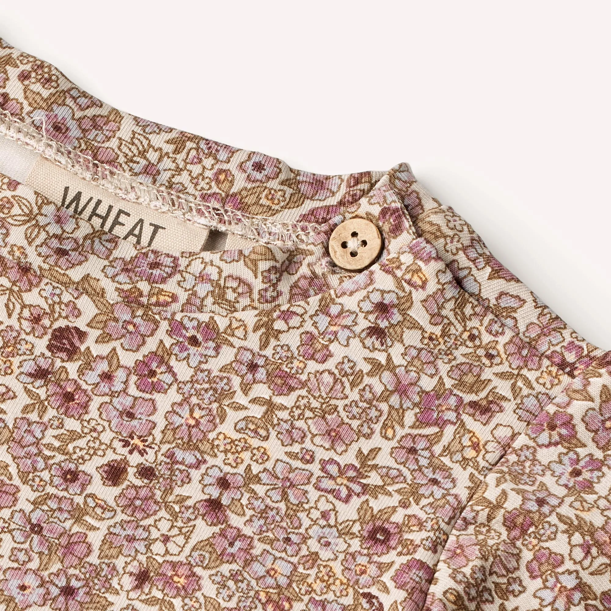 T-Shirt Norma | Baby - grey rose flowers