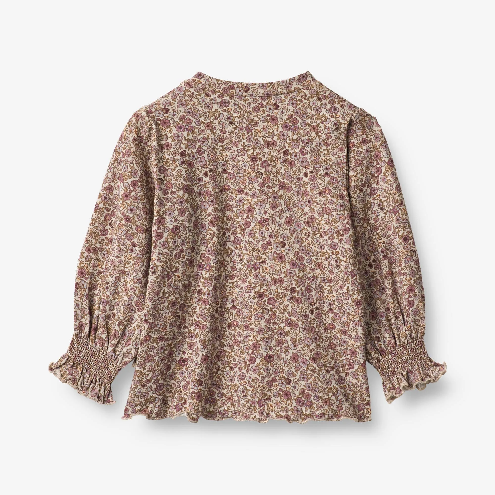 T-Shirt Norma | Baby - grey rose flowers