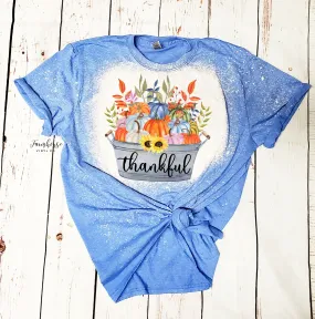 Thankful Floral Pumpkin Shirt