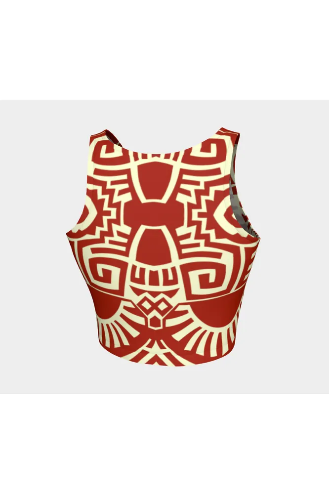 Tribal Athletic Crop Top