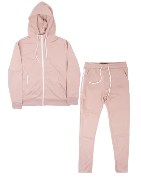 TRUE BORN TRACK JACKET & PANTS SET PINK - TF501-TH504