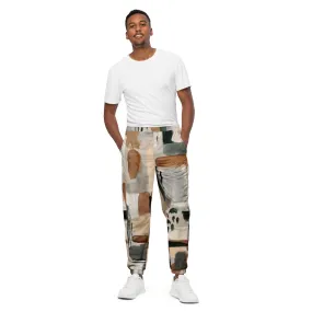 Watercolor print Men's track pants