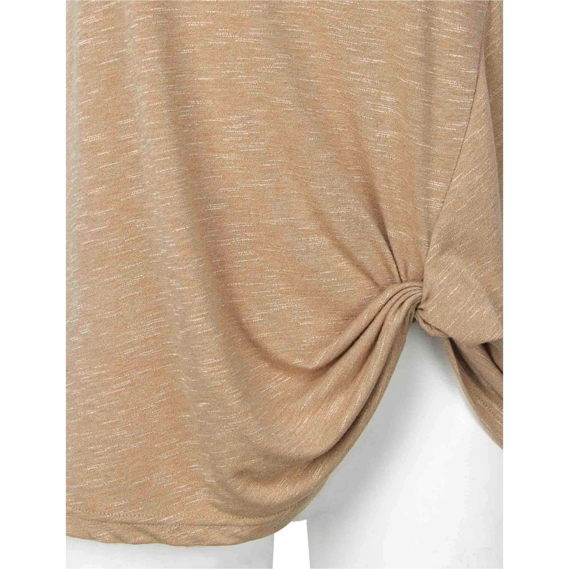 Women's Casual Henley V Neck Tank Tops Sleeveless Workout Shirts with Twist Knot