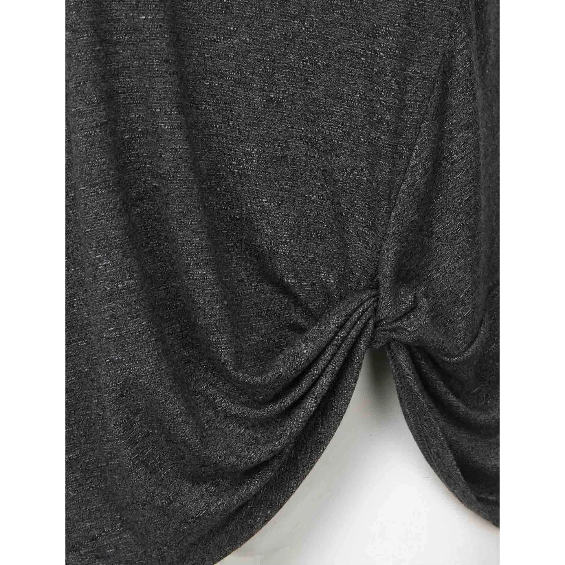 Women's Casual Henley V Neck Tank Tops Sleeveless Workout Shirts with Twist Knot