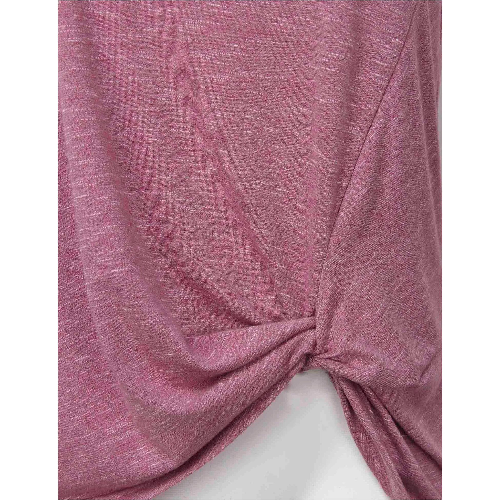 Women's Casual Henley V Neck Tank Tops Sleeveless Workout Shirts with Twist Knot