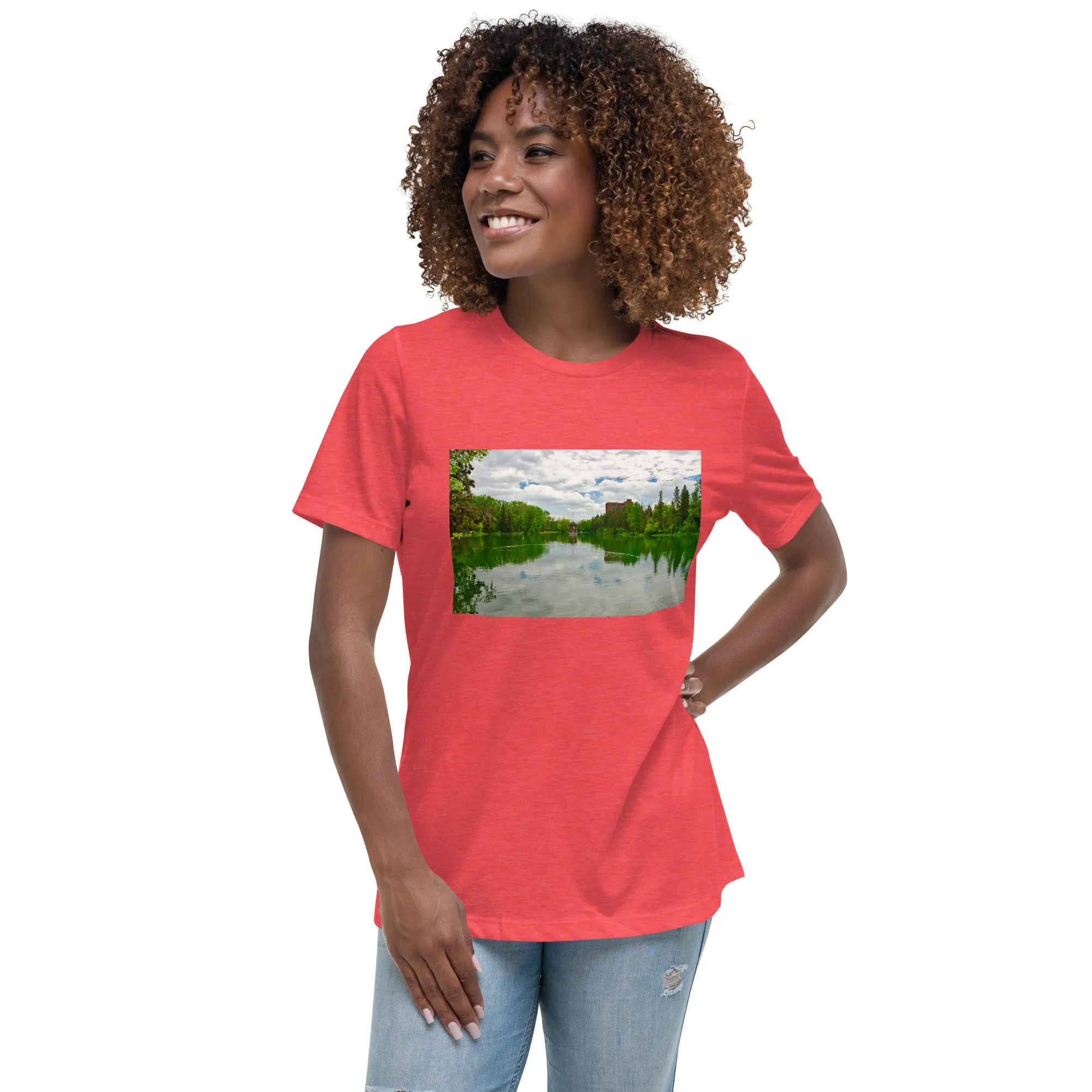 Women's Relaxed T-Shirt - Bowness Park Lagoon