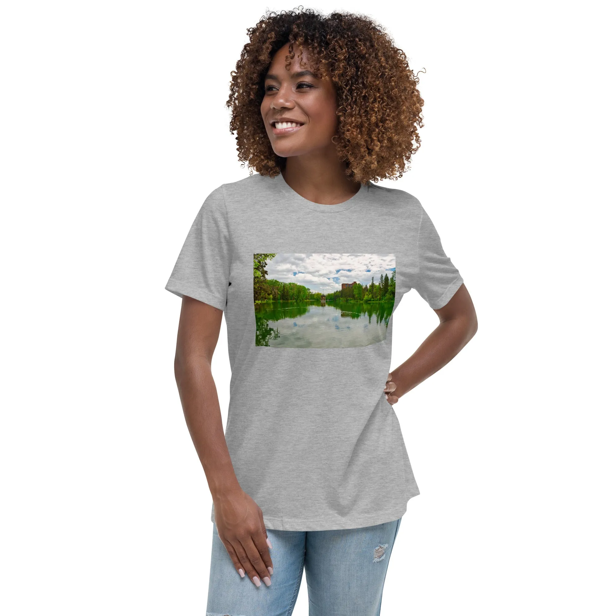 Women's Relaxed T-Shirt - Bowness Park Lagoon