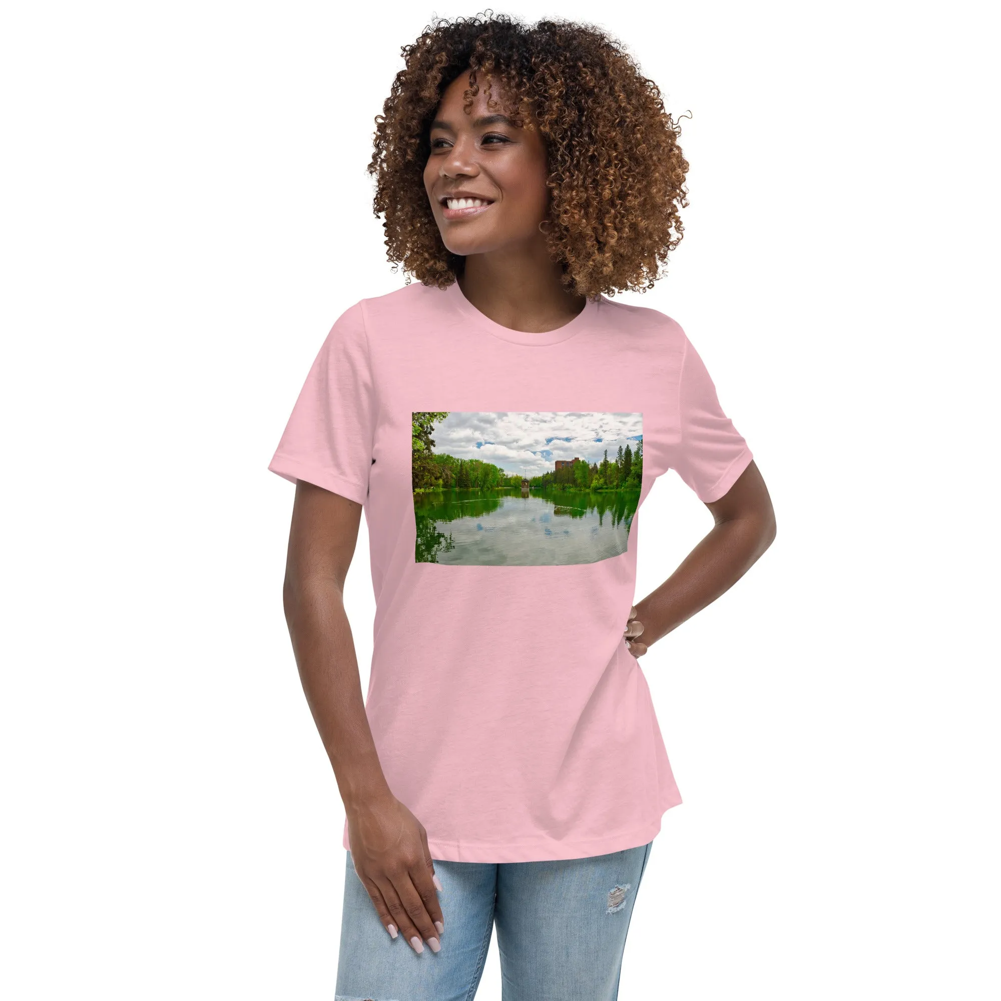 Women's Relaxed T-Shirt - Bowness Park Lagoon