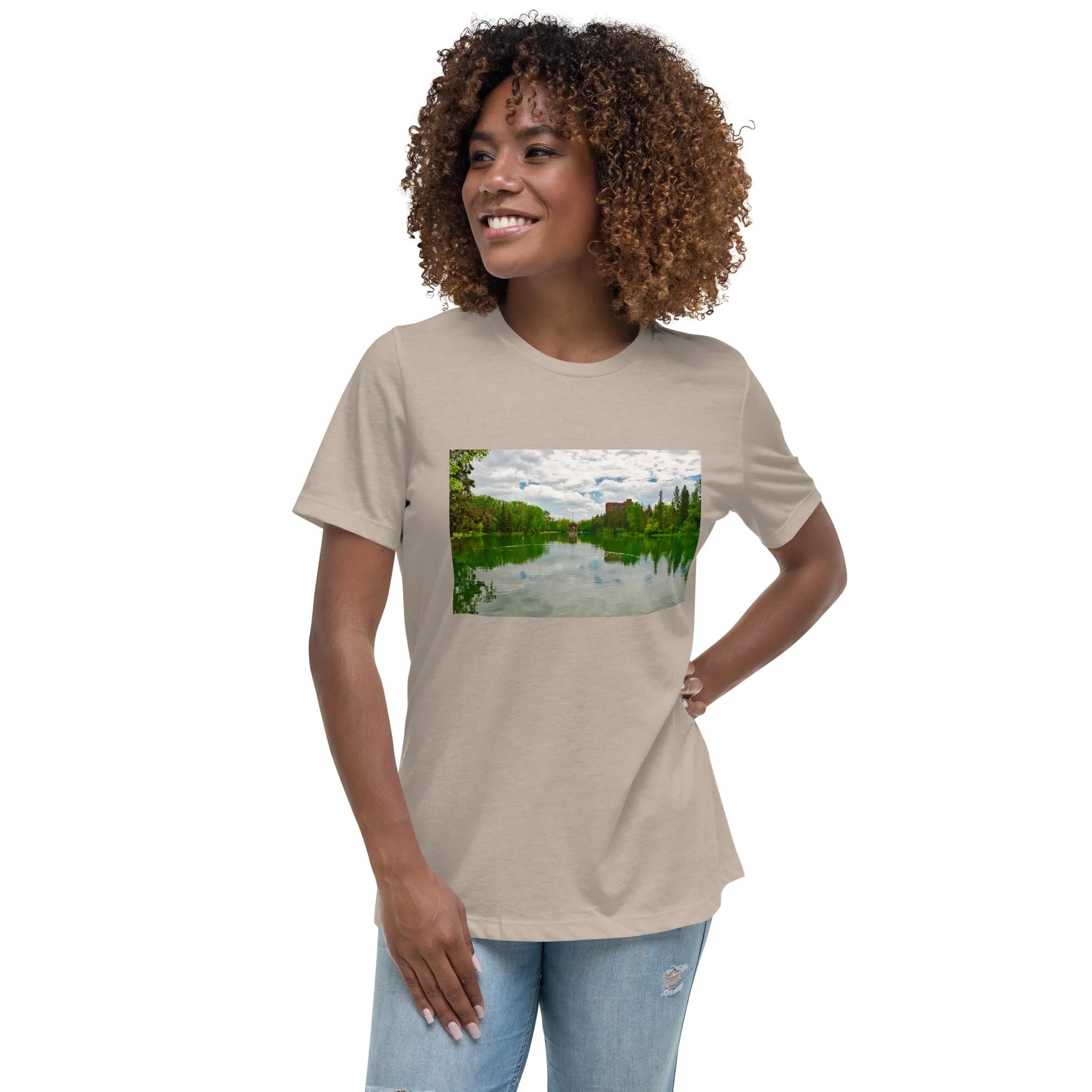 Women's Relaxed T-Shirt - Bowness Park Lagoon