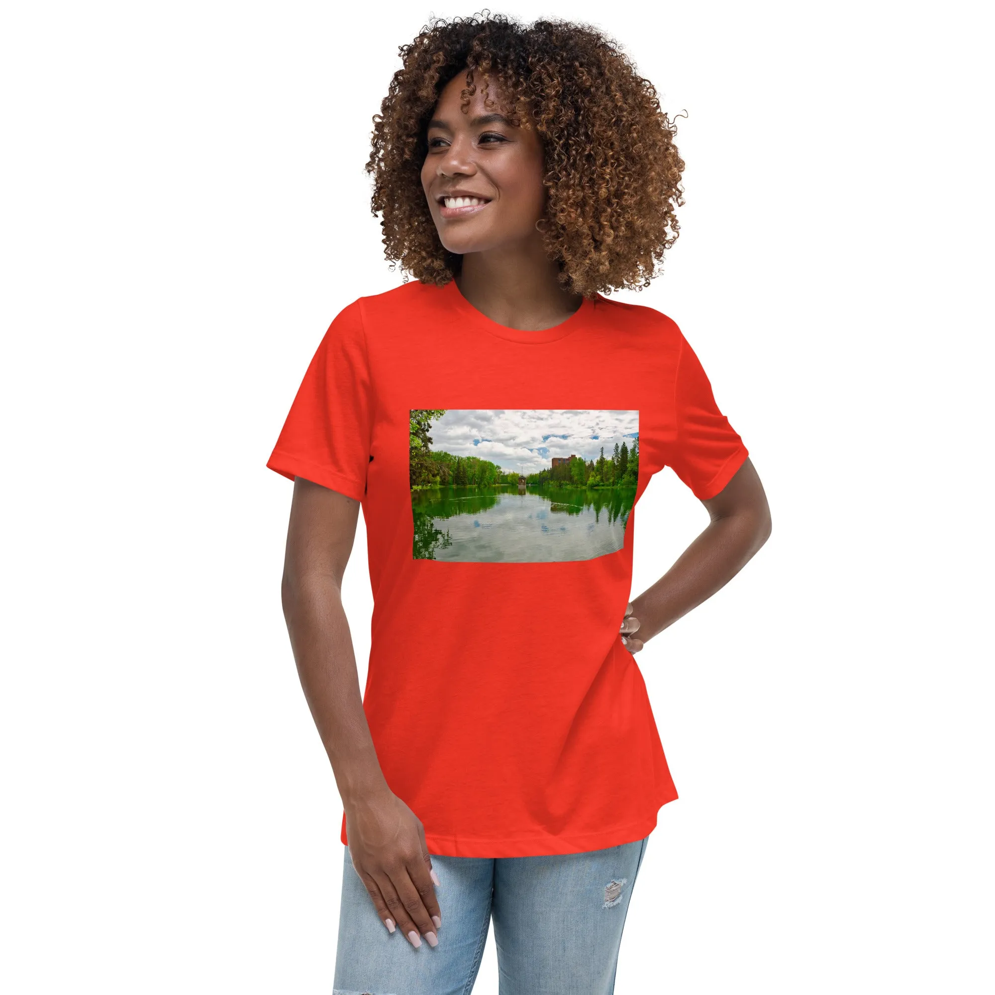 Women's Relaxed T-Shirt - Bowness Park Lagoon