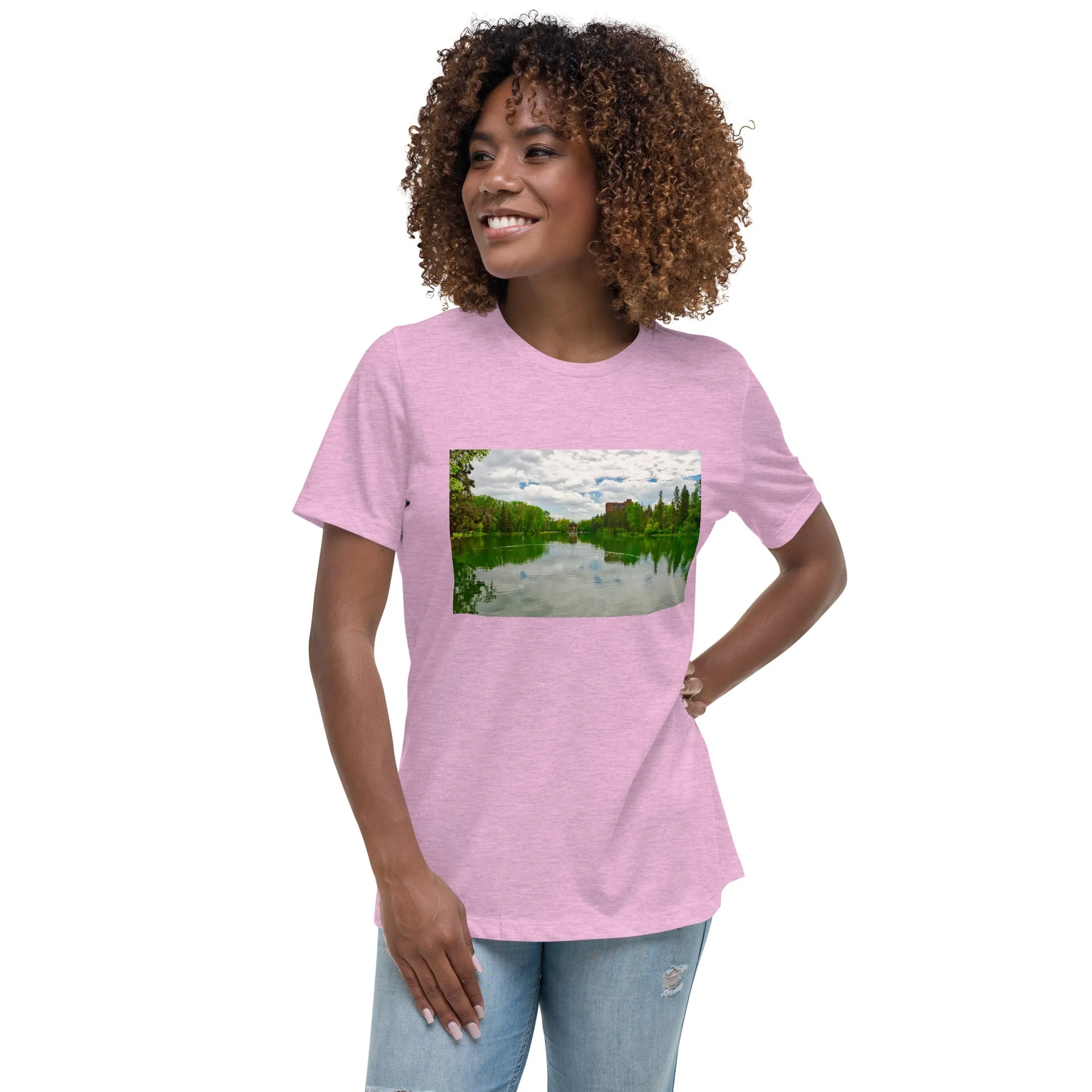 Women's Relaxed T-Shirt - Bowness Park Lagoon