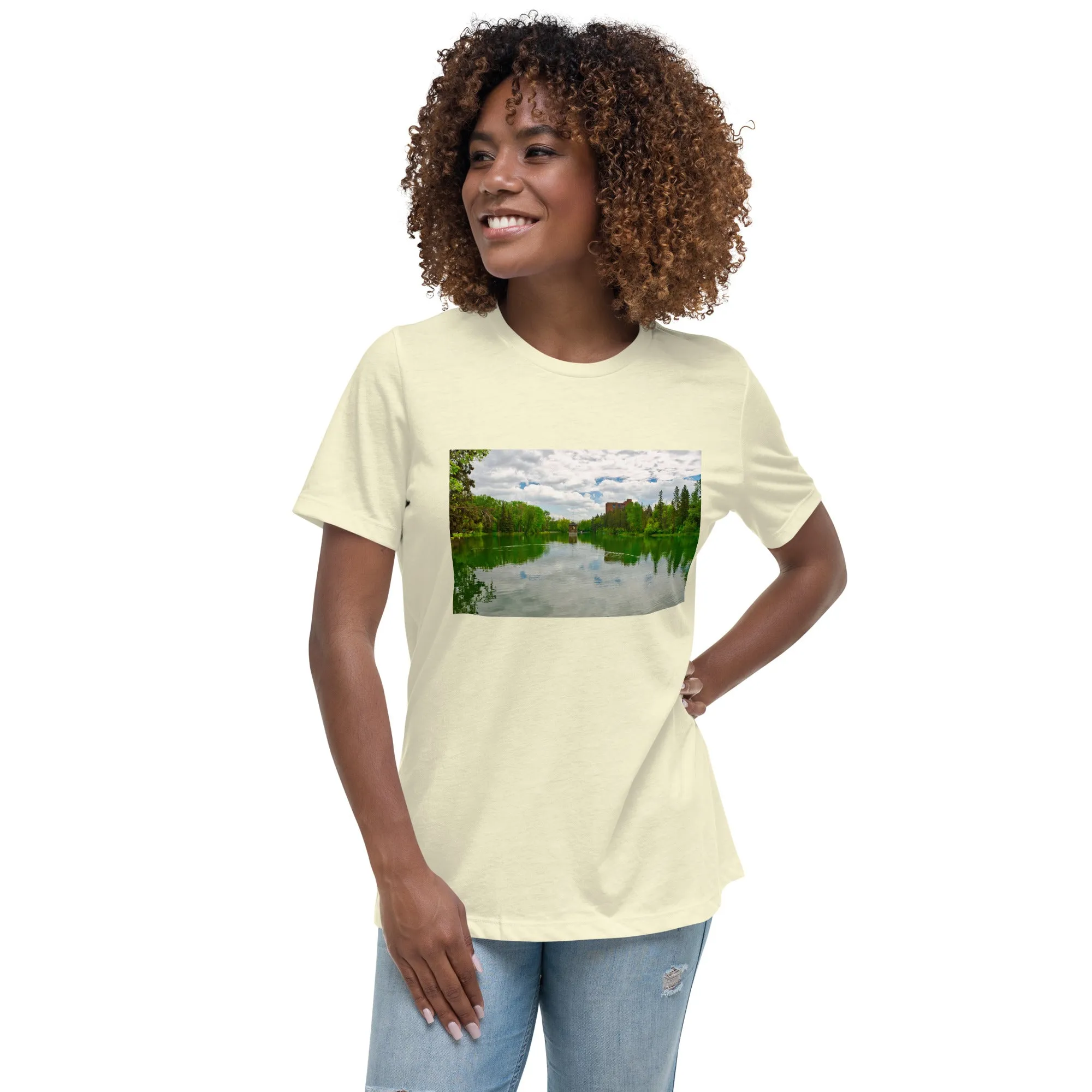 Women's Relaxed T-Shirt - Bowness Park Lagoon