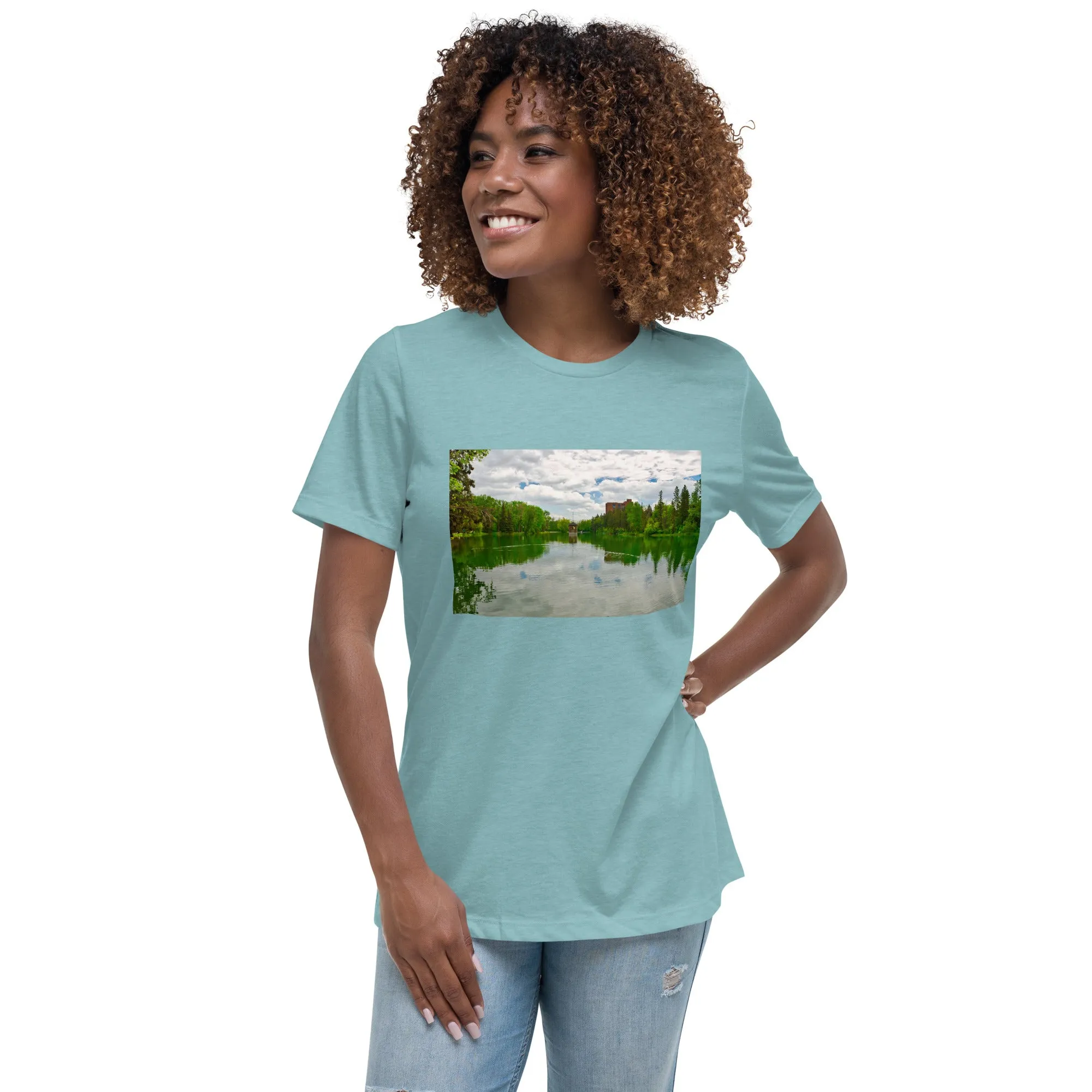 Women's Relaxed T-Shirt - Bowness Park Lagoon