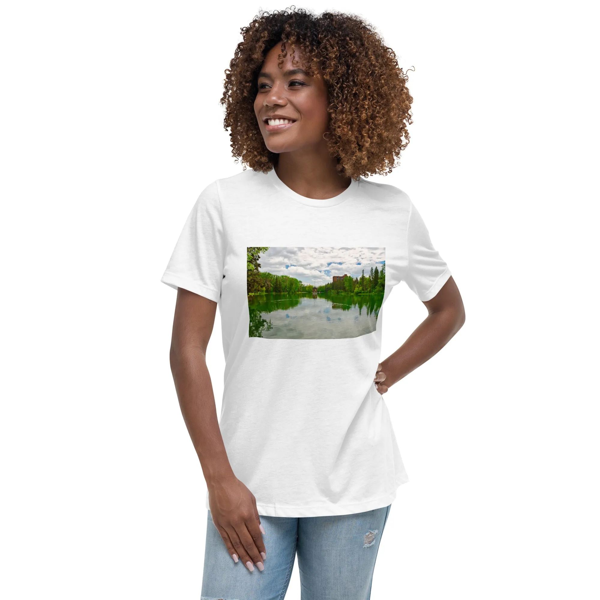 Women's Relaxed T-Shirt - Bowness Park Lagoon
