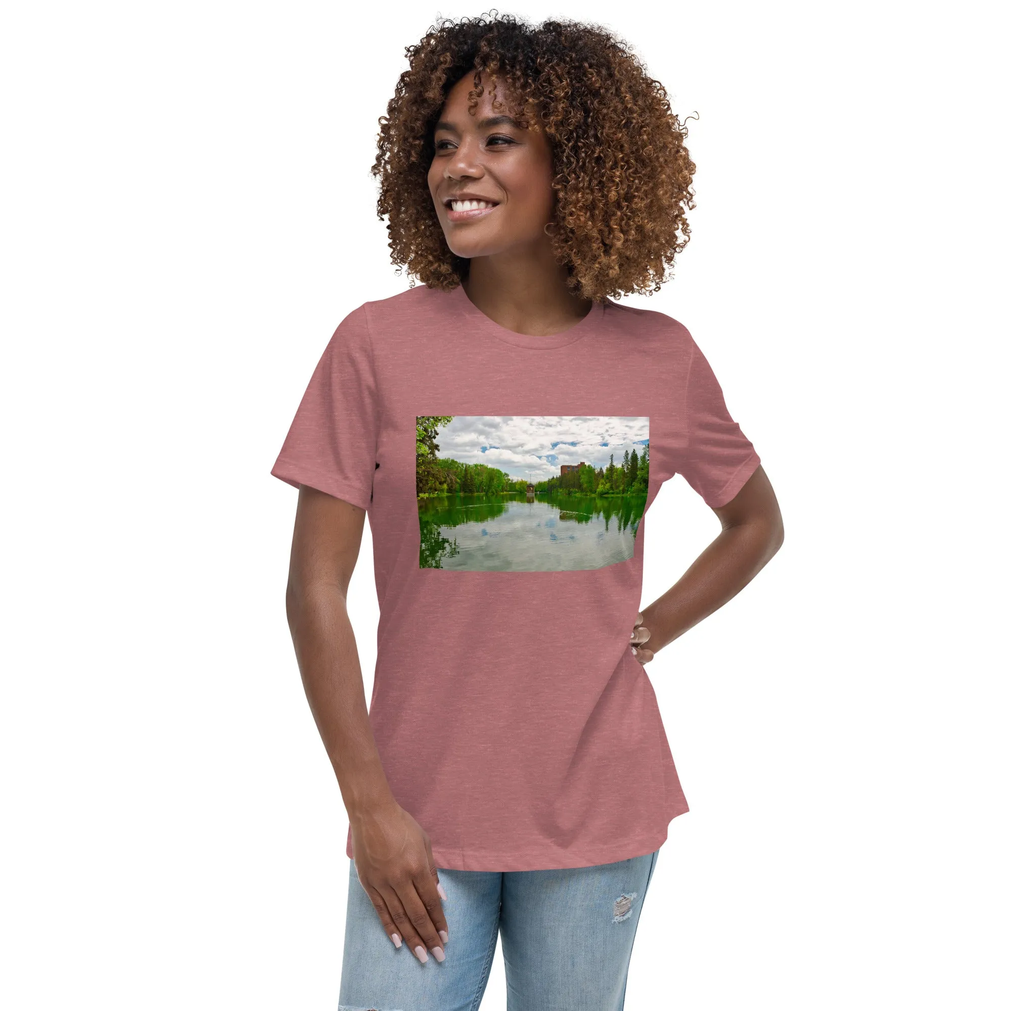 Women's Relaxed T-Shirt - Bowness Park Lagoon