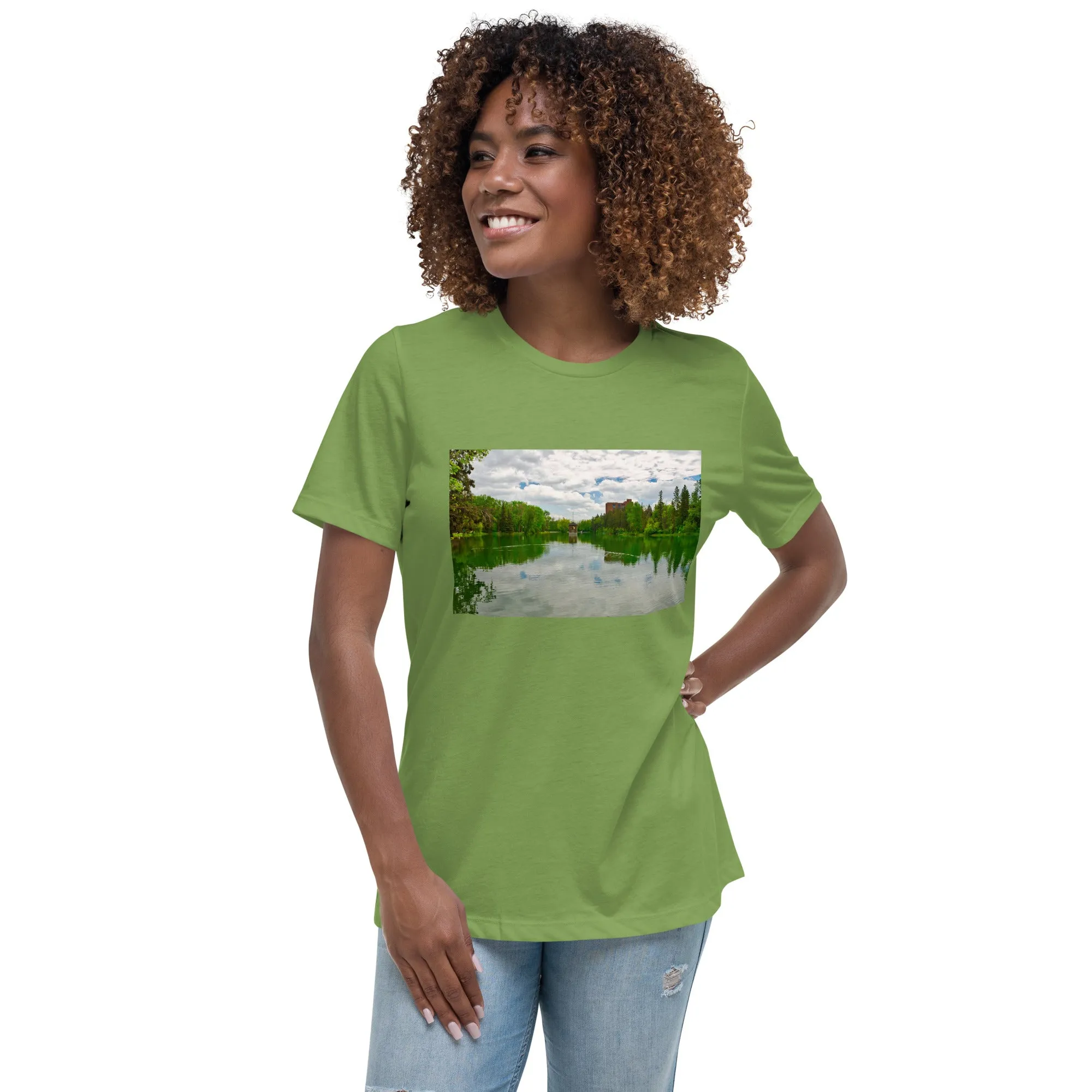 Women's Relaxed T-Shirt - Bowness Park Lagoon
