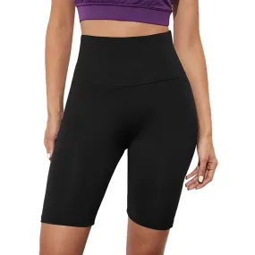 Women's Solid Color Hip Lift Short Pants for Yoga Fitness
