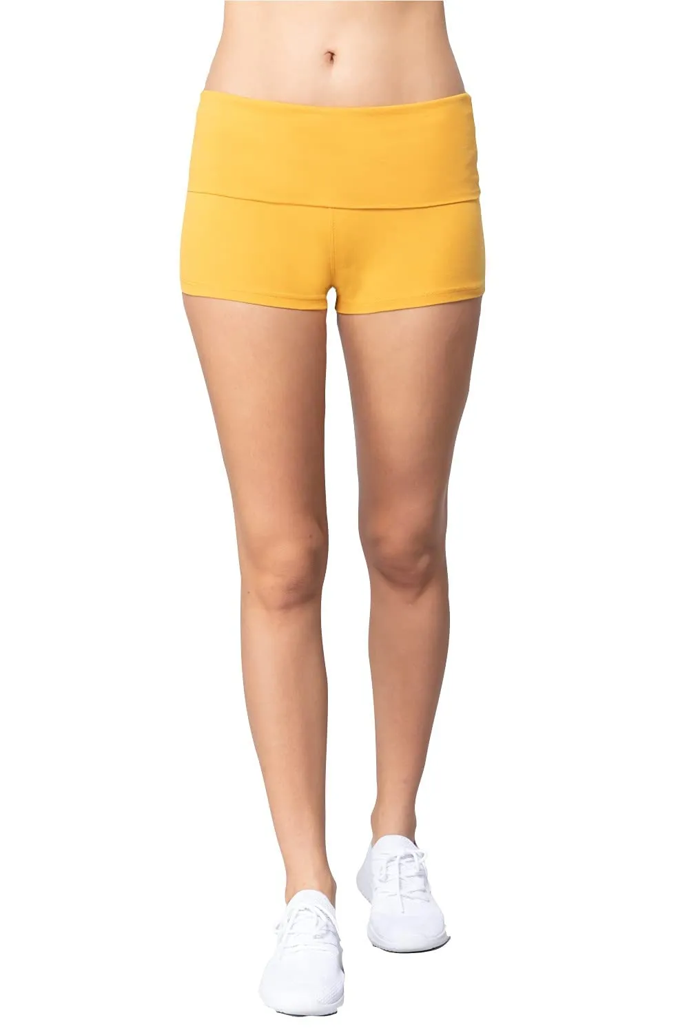 Womens-Stretch Sport Yoga Short Pants