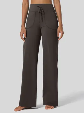 Women's Wide Leg Drawstring Yoga Pants 29 Inch
