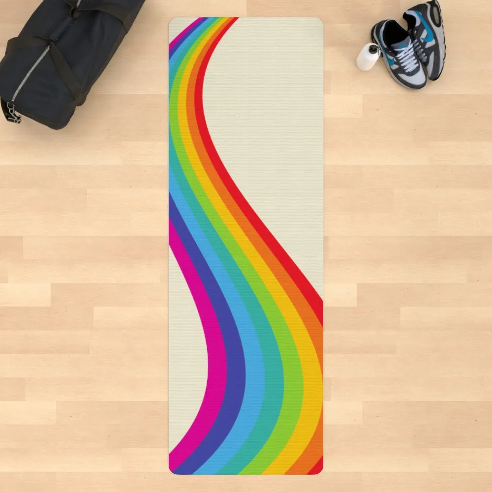 Yoga Mat - Rainbow Stretch