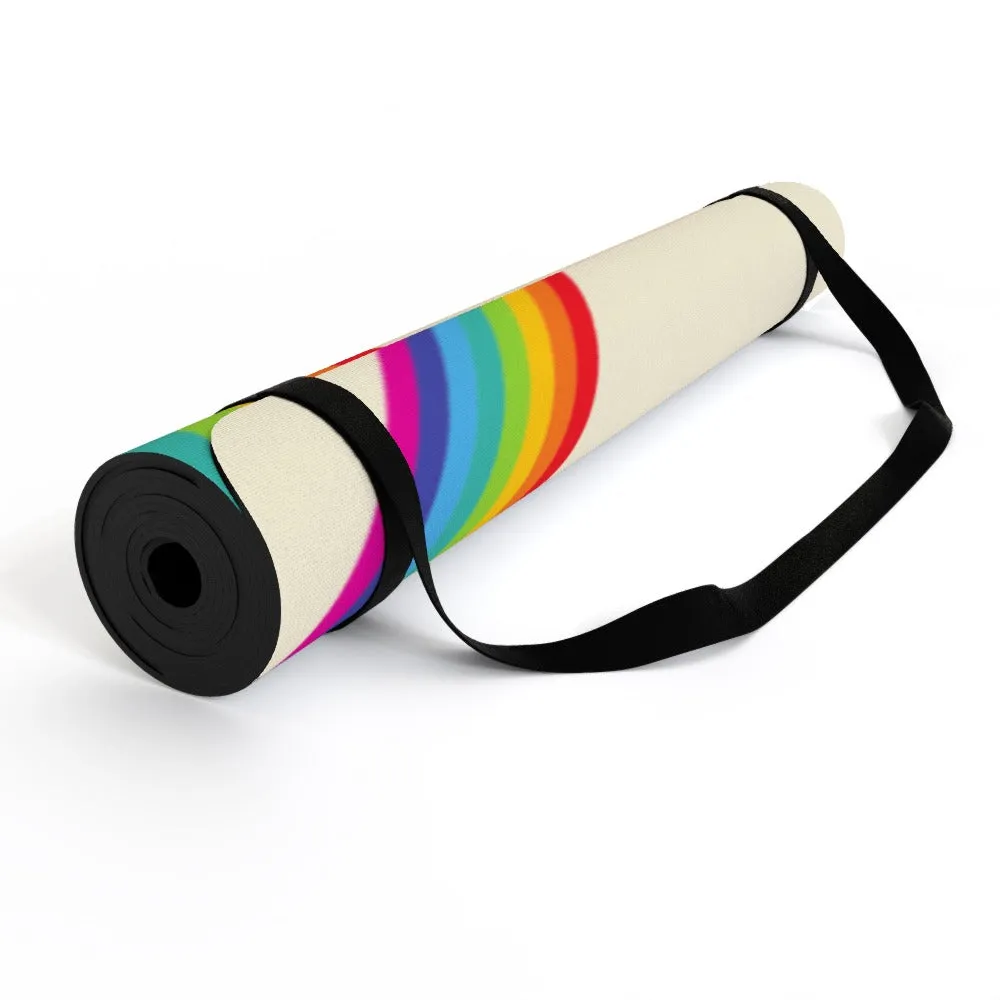 Yoga Mat - Rainbow Stretch